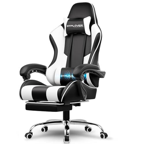 GTPLAYER Silla Gaming Silla de Oficina Silla Gamer Music con Altavoz Bluetooth