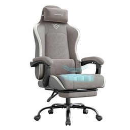 SONGMICS Silla Gaming, Silla Ergonómica de Escritorio