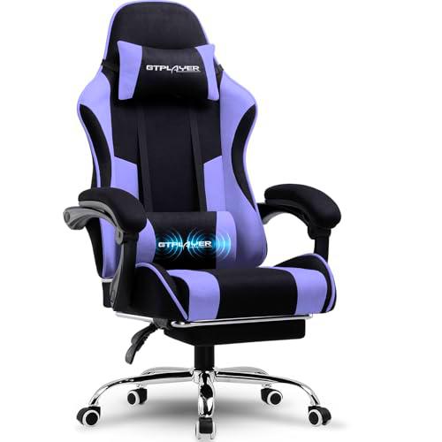 GTPLAYER Silla para Videojuegos, Silla de Oficina, Silla ergonómica para PC