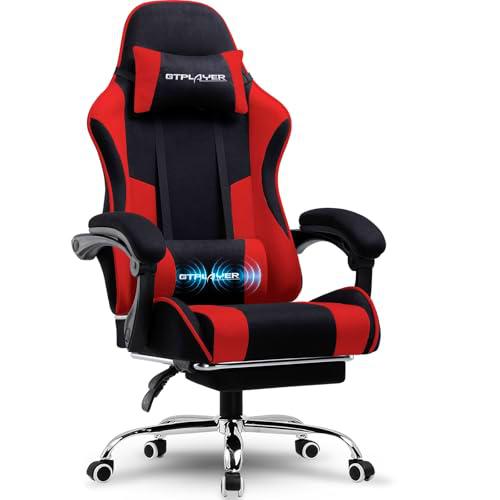 GTPLAYER Silla para Videojuegos, Silla de Oficina, Silla ergonómica para PC