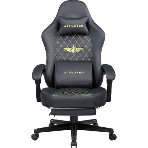 GTPLAYER Silla de Gaming de Tela, ergonómica, Silla de Oficina