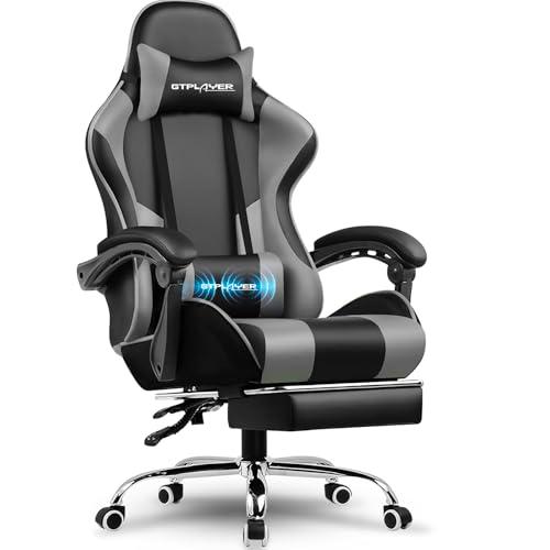GTPLAYER Silla para Videojuegos, Silla de Oficina, Silla ergonómica para PC