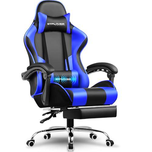 GTPLAYER Silla para Videojuegos, Silla de Oficina, Silla ergonómica para PC
