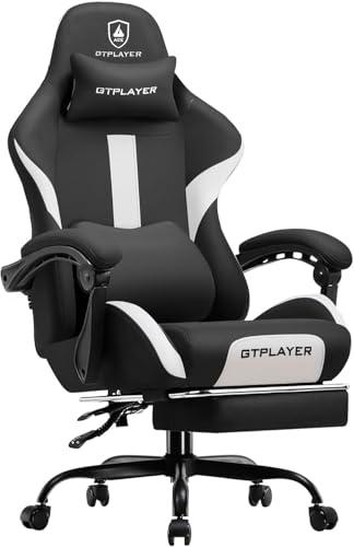GTPLAYER Silla para Videojuegos, Silla de Oficina Transpirable