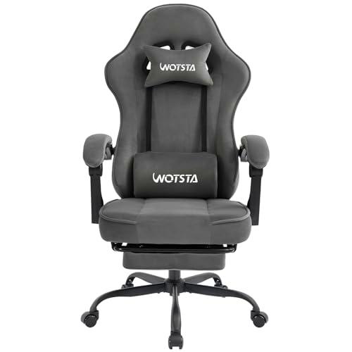WOTSTA Silla Gaming Tela, Silla Ergonomica Escritorio