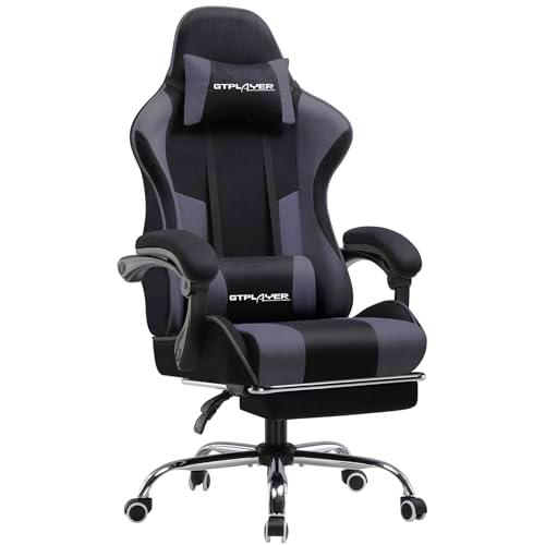 GTPLAYER Silla de Gaming de Tela, Silla de Oficina