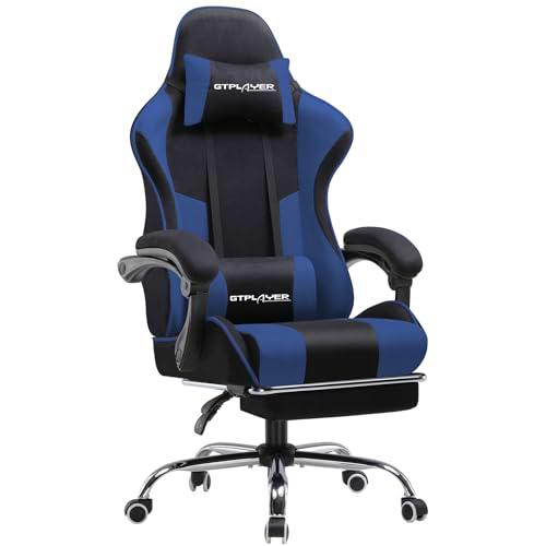 GTPLAYER Silla de Gaming de Tela, Silla de Oficina
