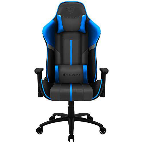 ThunderX3 BC3 BOSS, silla gaming tecnología AIR, transpiración total, azul