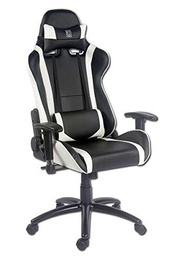 LC Power - LC-Power LC-gc-2 - Silla (Negro, Color Blanco