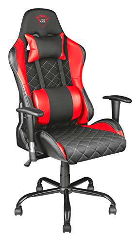 Trust Gaming GXT 707R Resto - Silla para Gaming, Color Rojo