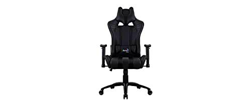 AeroCool AC120 Air-Silla para Videojuegos, Color Negro