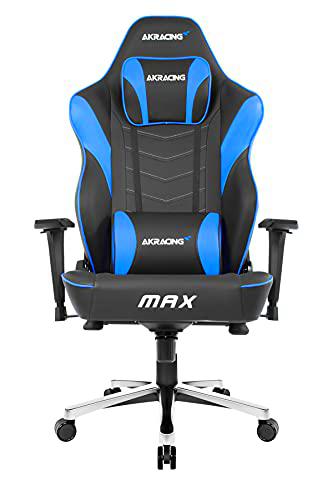 AKRacing Gaming Chair Master MAX Silla, Piel sintética de Poliuretano