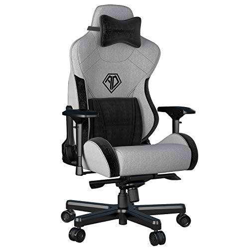 Anda Seat T Edition Pro Gaming Grey &amp; Black-Premium Office with Lumbar Back Support Desk Chair-Ergon Silla de Juegos